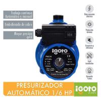 Usado, Igoto Pump Pac16 Presurizador Automático 1/6 Hp, 1 Servicio segunda mano   México 