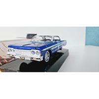 1:24 Motor Max 1963 Chevrolet Impala Azul Lowrider A Escala  segunda mano   México 