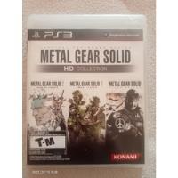 Metal Gear Solid  Hd Collection Ps3 Impecable De Colección  segunda mano   México 