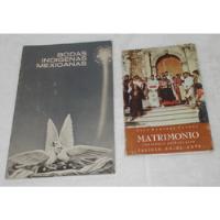 2 Libros, Bodas Indigenas, Matrimonio Indigenas De Zacoalco, usado segunda mano   México 