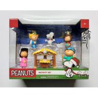 Peanuts Charlie Brown Snoopy Nacimiento Set 7cm Brujostore, usado segunda mano   México 