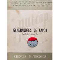 Usado, Libro Generadores De Vapor Leoón Avalos Y Vez. 165l8 segunda mano   México 