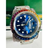 Bonito Reloj Rolex Fondo Azul + Full Set Sss segunda mano   México 