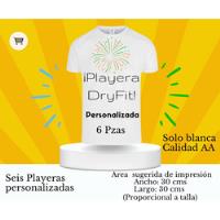Playera Personalizada (6 Piezas Solo Blanca) Sublimadas segunda mano   México 