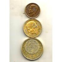 Usado, 3 Monedas De Oro 20-10 Y 5 Pesos (fantasias) segunda mano   México 
