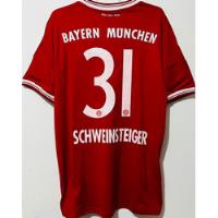 Jersey Bayern 2014 Local Rojo Bastian Schweinsteiger segunda mano   México 