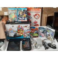 Wii U Con Caja,5 Juegos Buenos,1 Control Y Nunchuck,rayman., usado segunda mano   México 