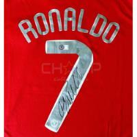 Jersey Autografiado Cristiano Ronaldo Manchester United 2008 segunda mano   México 