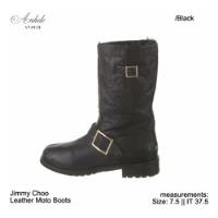 Jimmy Cho Leather Moto Boots segunda mano   México 