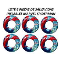 Usado, $ 6 Flotador Salvavidas Spiderman Niños Inflable Playa Lote. segunda mano   México 