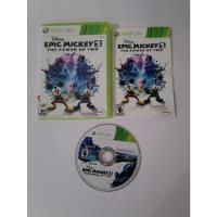 Disney Epic Mickey 2 The Power Of Two Xbox 360 segunda mano   México 