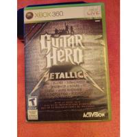 Usado, Guitar Hero Metallica Xbox 360 Completo Original  segunda mano   México 