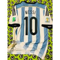 Jersey Camiseta adidas Argentina Mundial 2014 Lionel Messi L segunda mano   México 