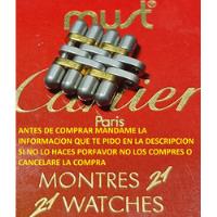 2 Originales Eslabones Cartier Must 21 Bullet 15mm Para Dama, usado segunda mano   México 