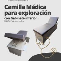 Usado, Cama Médica Para Exploración Con Gabinete Inferior segunda mano   México 