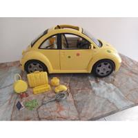 Usado, Barbie Volkswagen Beetle Automóvil Amarillo 2000 Mattel  segunda mano   México 
