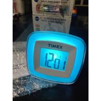 Usado, Reloj Despertador De Mesa Timex Digital Luminoso De Colores segunda mano   México 