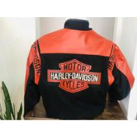Chamarra Harley Davidson Para Hombre De Lana Y Piel Original segunda mano   México 