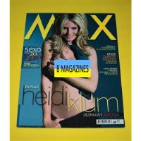 Heidi Klum Revista Max 2007 Uma Thurman Diane Kruger  segunda mano   México 