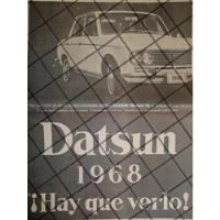 Cartel Retro Autos Datsun Bluebird 1968 T Poster segunda mano   México 