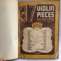 Partitura Antigua - 37 Violin Pieces - G. Schirmer  - 1943 segunda mano   México 