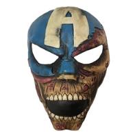 Mascara Cráneo Super Heroes Zombies Resina Capitan America, usado segunda mano   México 