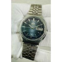 Reloj Orient 3 Star Vintage Automatic Dial Azul 21 Jewels, usado segunda mano   México 
