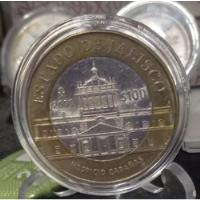 1 Moneda Con Centro De Plata 100 Pesos Jalisco 2006, usado segunda mano   México 