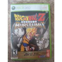 Dragon Ball Z Burstlimit Xbox 360 segunda mano   México 