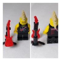 Lego Original Rockero Punk #2 Cabello Rubio Atril Y Guitarra segunda mano   México 