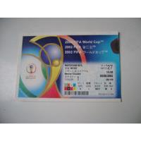Campeonato Mundial De Futbol Korea Japon  2002 Boleto, usado segunda mano   México 