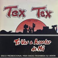 Usado, Cd Tex Tex Te Vas A Acordar De Mi Promo segunda mano   México 