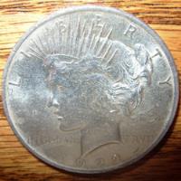 Usa Moneda Un Dolar Tipo Peace Fecha 1922 Plata Solo 3 Dias$, usado segunda mano   México 