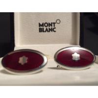 Mancuernillas Mont Blanc Silver Oval 925 100% Originales segunda mano   México 