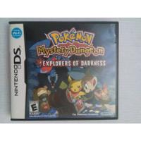 Pokemon Mystery Dungeon Explorers Of Darkness Ds Nintendo, usado segunda mano   México 