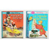 Alegrias De Walt Disney Mickey Y Pluto + La Espada, 2 Libros segunda mano   México 