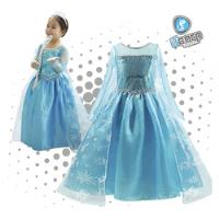 Disfraz Princesa Elsa Frozen Solo Vestido Niña Ana, usado segunda mano   México 