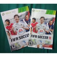 Manual Y Carátula Juego Fifa Soccer 11 Xbox 360 segunda mano   México 
