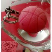 Llavero Balón Rosa Basquetbol , usado segunda mano   México 