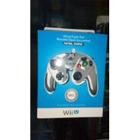 Nintendo Wiiu Control Alambrico Metal Mario Wired Fight Pad segunda mano   México 