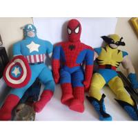 3 Peluches Gigantes Superhéroes Marvel Noventas Spiderman Ca, usado segunda mano   México 