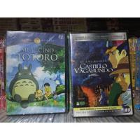 Dvd Mi Vecino Totoro /  El Increíble Castillo Vagabundo Orig segunda mano   México 