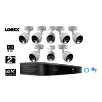 Lorex 8 Canales 8 Cámaras 4k Con Luz Dvr 2tb Vn Alexa Google, usado segunda mano   México 