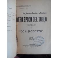 Libros Taurinos Antiguos Otra Epoca Del Toreo Tauromaquia segunda mano   México 