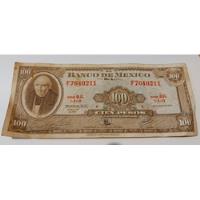 Usado, Billete Antiguo 100 Pesos Miguel Hidalgo 1970 segunda mano   México 