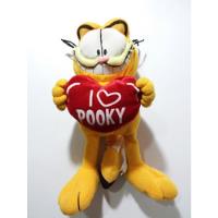 Peluche Garfield Love Pooky- Nanco- Vintage 30 Cm, usado segunda mano   México 