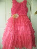 Vestido Para Niña De 10 Años Ideal Para Fiesta Color Coral, usado segunda mano   México 