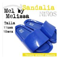 Usado, Sandalia Mel Beach Slide Azul Niños. La Segunda Bazar segunda mano   México 