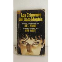 Los Crimenes Del Gato Montes Rex Stout Novela Libro Terror, usado segunda mano   México 