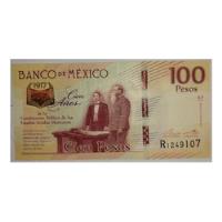 1 Billete De 100 Pesos Centenario Constitución Año 2017 Unc segunda mano   México 
